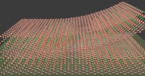 A material made at Princeton has highest electron mobility among known layered magnetic materials. Electrons inside the material, gadolinium tritelluride, are able to travel at high speeds with minimal scattering, reducing the heat dissipation of any electronic devices built from it. Credit: Shiming Lei